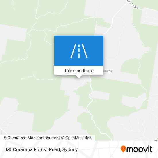 Mt Coramba Forest Road map