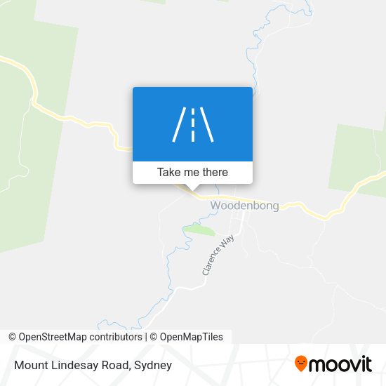 Mount Lindesay Road map