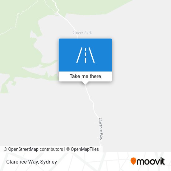 Clarence Way map