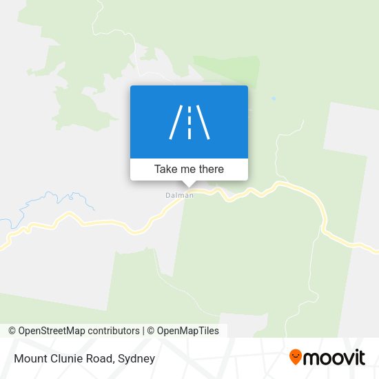 Mount Clunie Road map