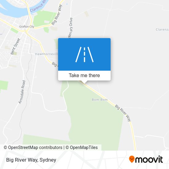 Big River Way map