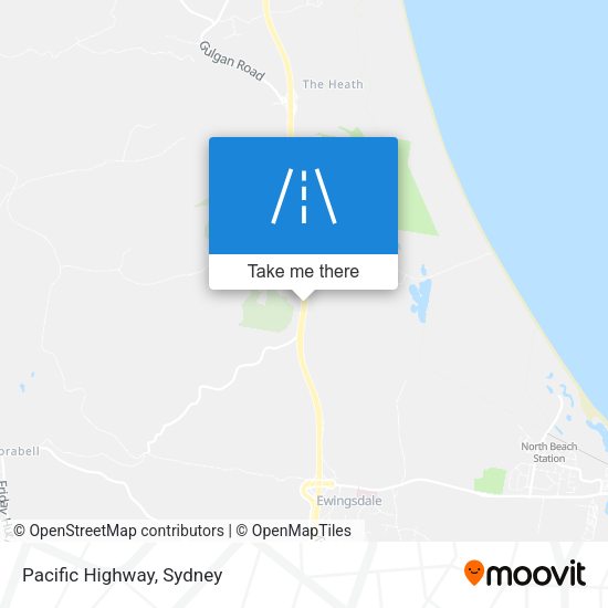 Pacific Highway map