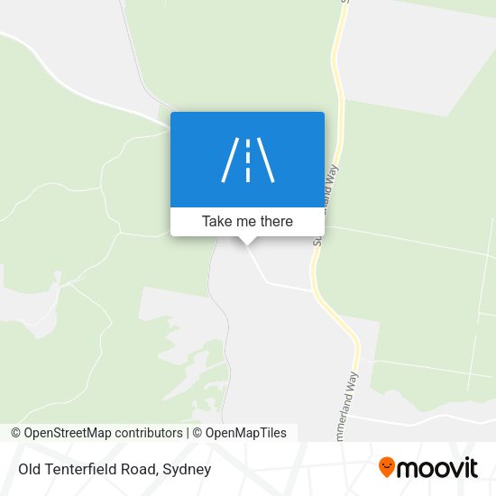 Old Tenterfield Road map