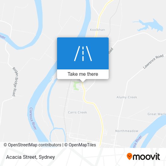 Acacia Street map