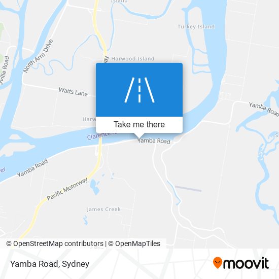Mapa Yamba Road