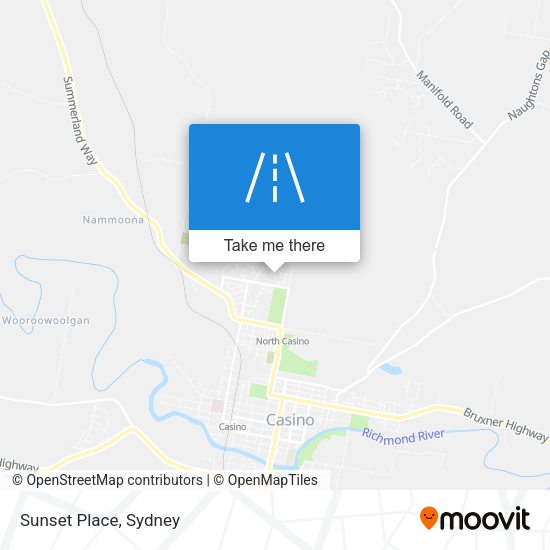 Sunset Place map