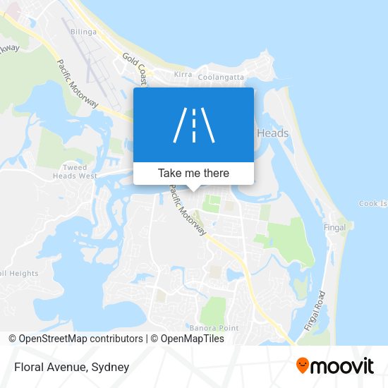 Floral Avenue map