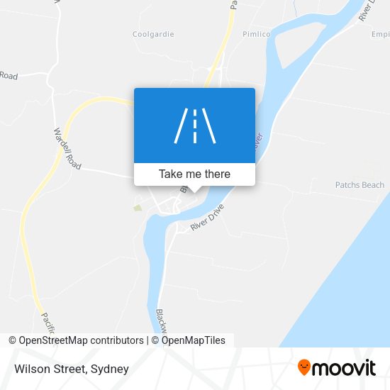 Wilson Street map