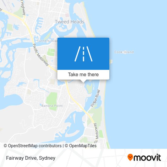 Fairway Drive map