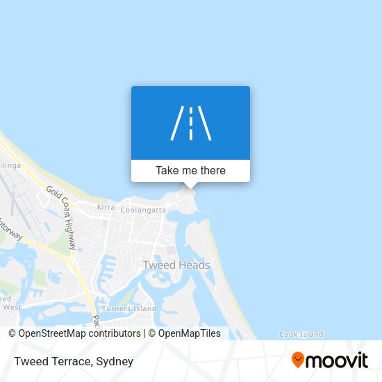 Tweed Terrace map