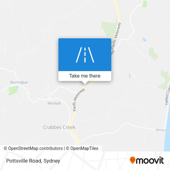 Pottsville Road map