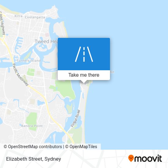 Elizabeth Street map