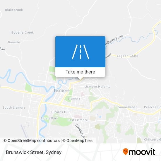 Brunswick Street map