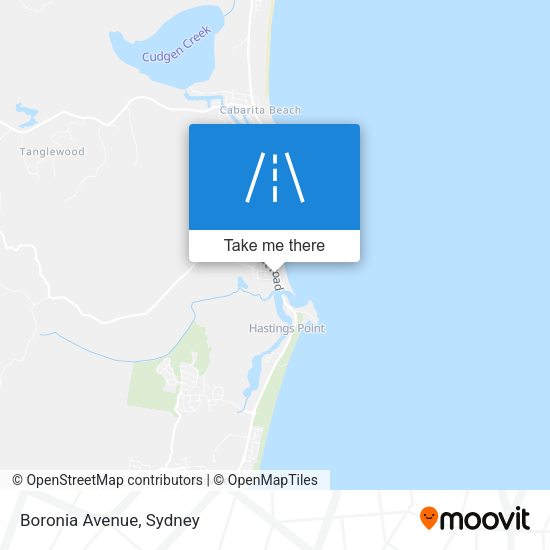 Boronia Avenue map