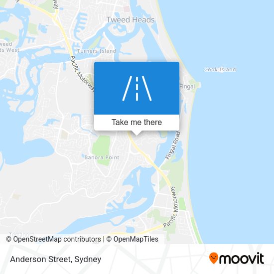 Anderson Street map