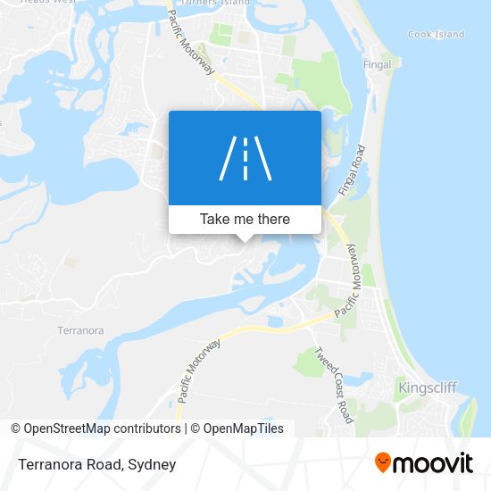 Terranora Road map
