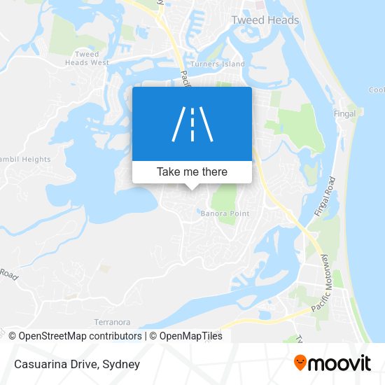 Casuarina Drive map