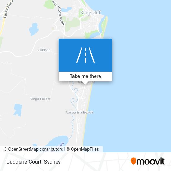 Cudgerie Court map