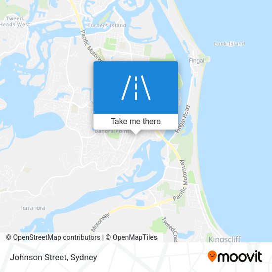 Johnson Street map