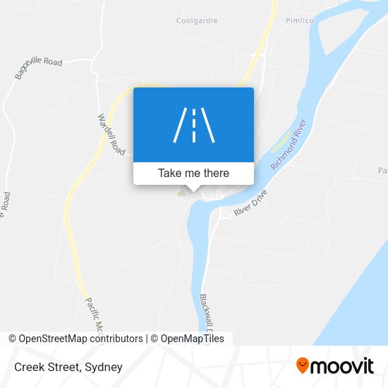 Creek Street map