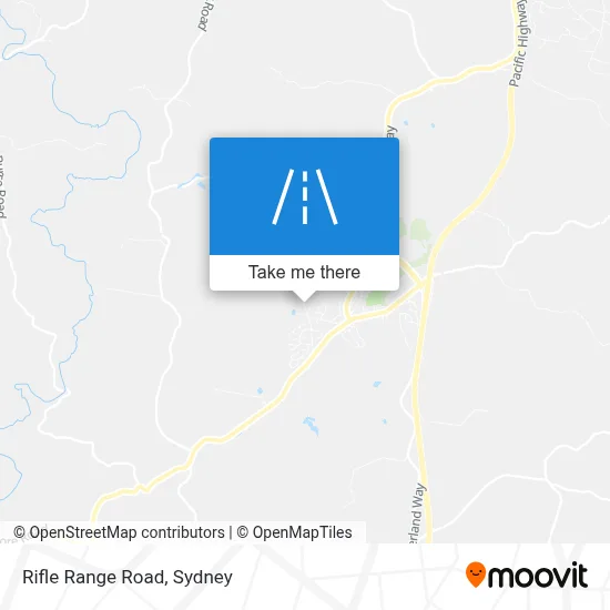 Mapa Rifle Range Road