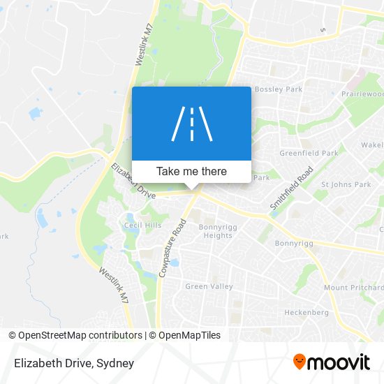 Elizabeth Drive map