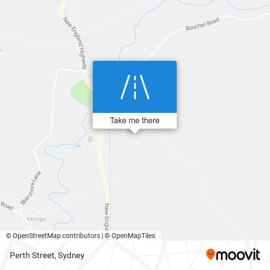 Perth Street map