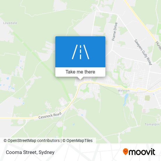Cooma Street map
