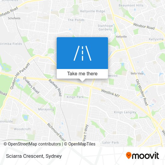 Sciarra Crescent map