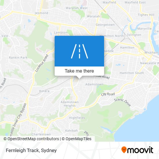 Fernleigh Track map