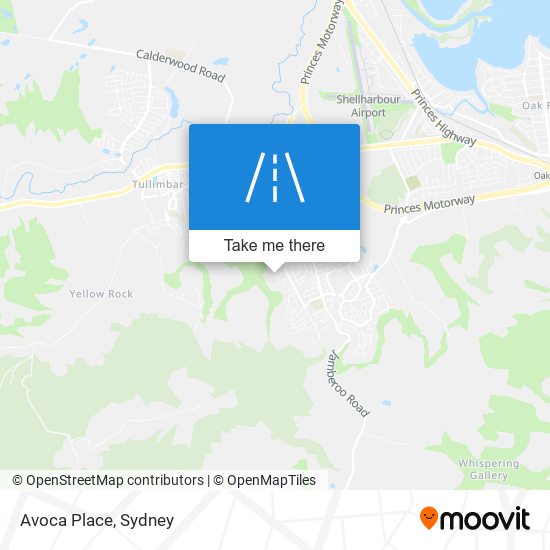 Avoca Place map