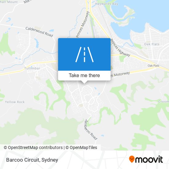 Barcoo Circuit map