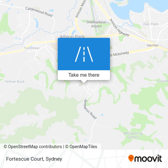Fortescue Court map