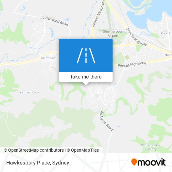 Hawkesbury Place map