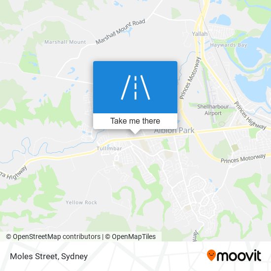 Moles Street map