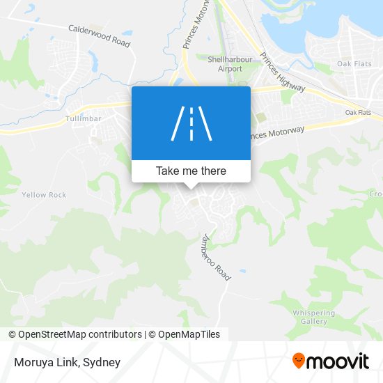 Mapa Moruya Link