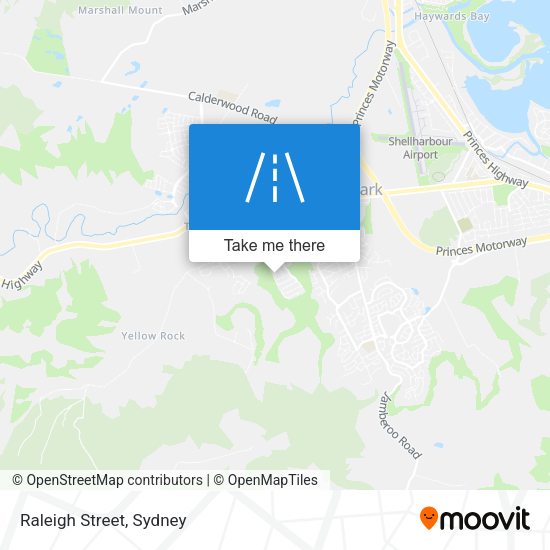 Raleigh Street map