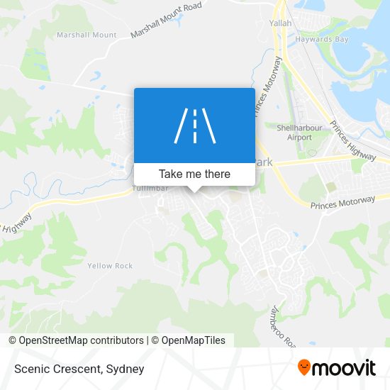 Scenic Crescent map