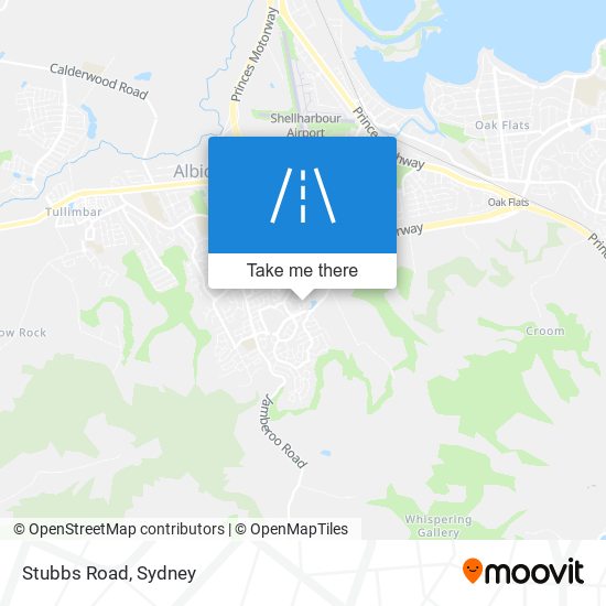 Mapa Stubbs Road