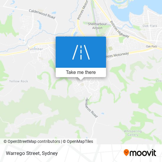 Mapa Warrego Street