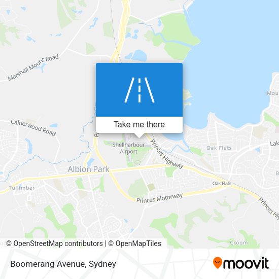 Boomerang Avenue map
