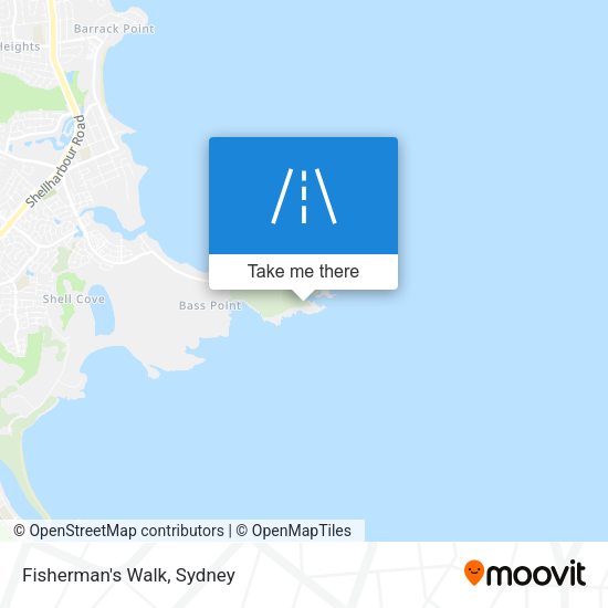 Fisherman's Walk map
