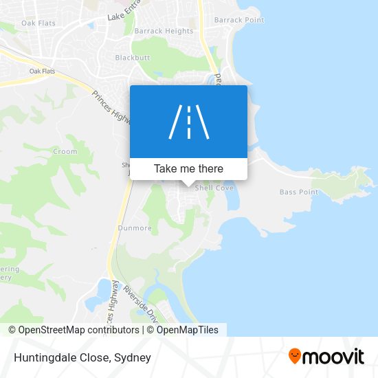Huntingdale Close map