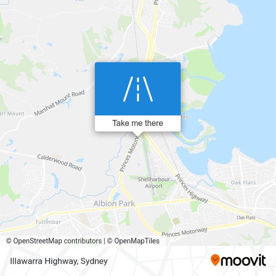 Illawarra Highway map