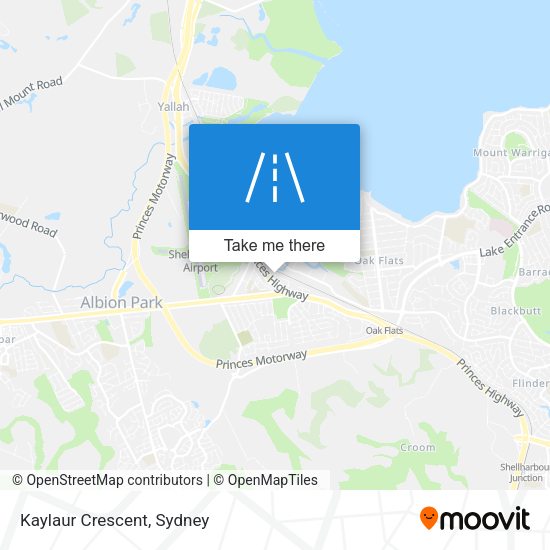 Kaylaur Crescent map