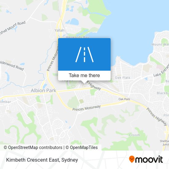 Kimbeth Crescent East map