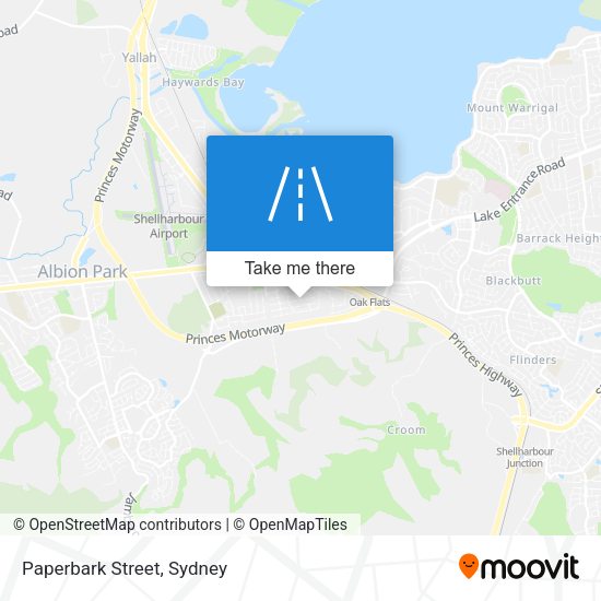Paperbark Street map