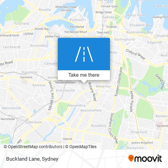 Buckland Lane map