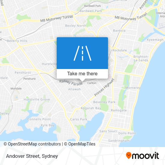 Andover Street map