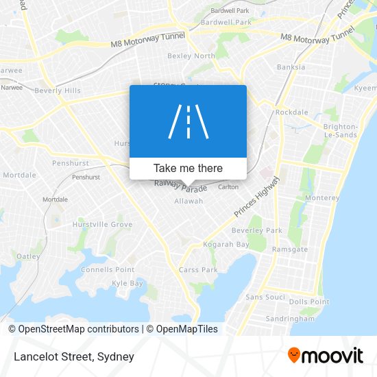 Lancelot Street map